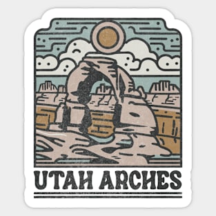 Utah Arches Sticker